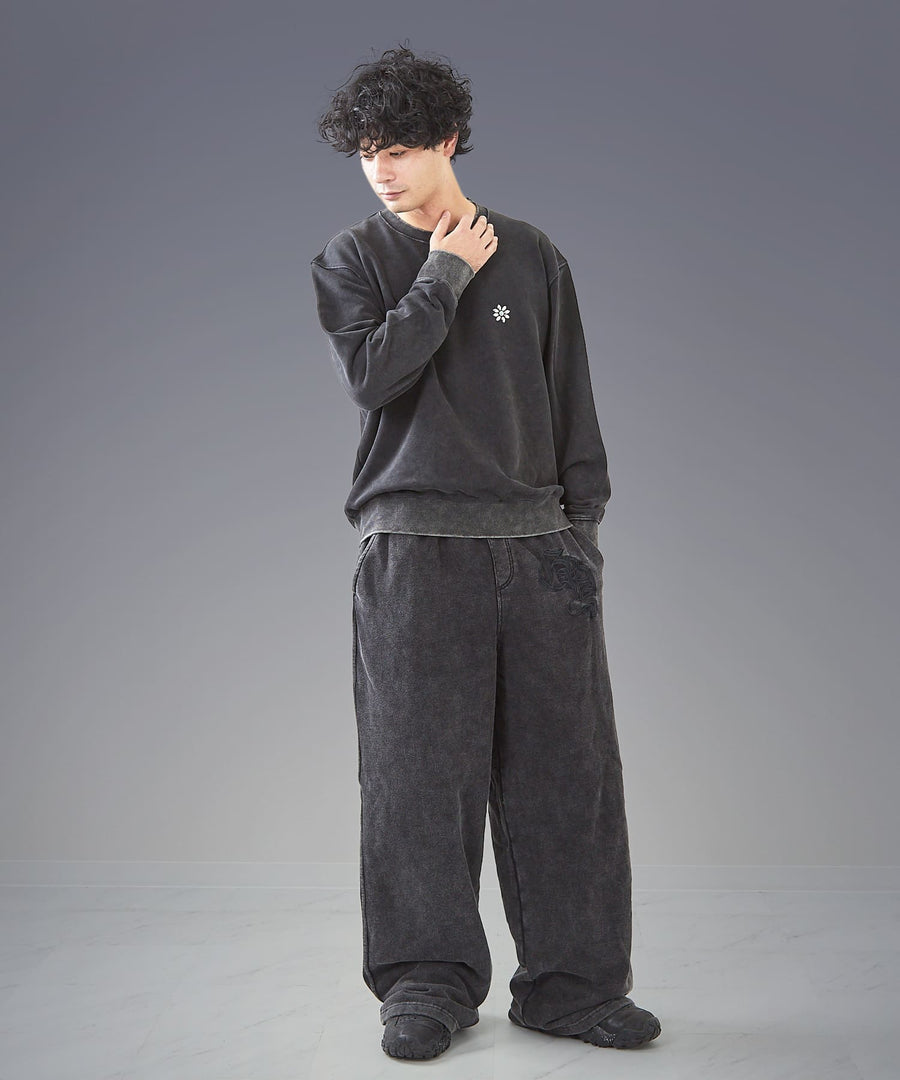 Silent Fade Sweat Pants — Monogram Wide / GRAND YELLS / 304328