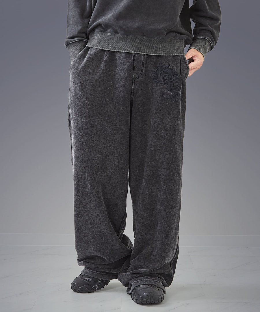 Silent Fade Sweat Pants — Monogram Wide / GRAND YELLS / 304328