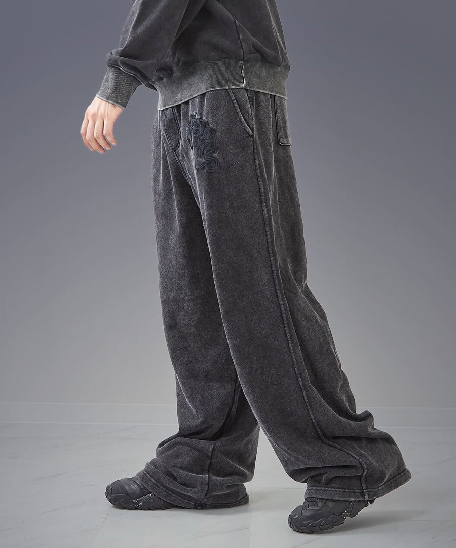 Silent Fade Sweat Pants — Monogram Wide / GRAND YELLS / 304328