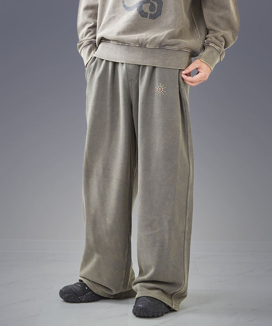 Silent Fade Sweat Pants — Studded Wide / GRAND YELLS / 304327