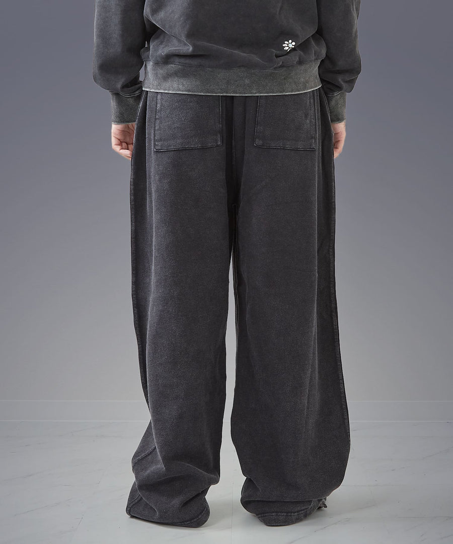 Silent Fade Sweat Pants — Studded Wide / GRAND YELLS / 304327