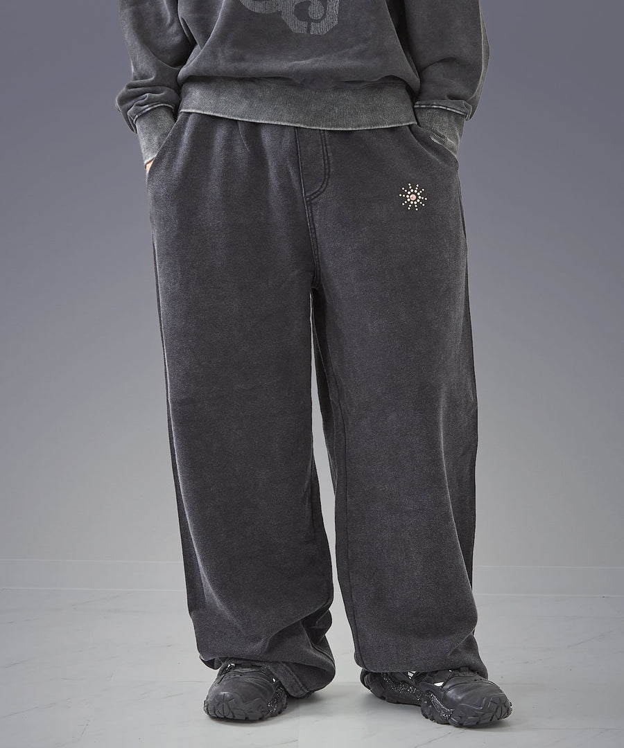 Silent Fade Sweat Pants — Studded Wide / GRAND YELLS / 304327