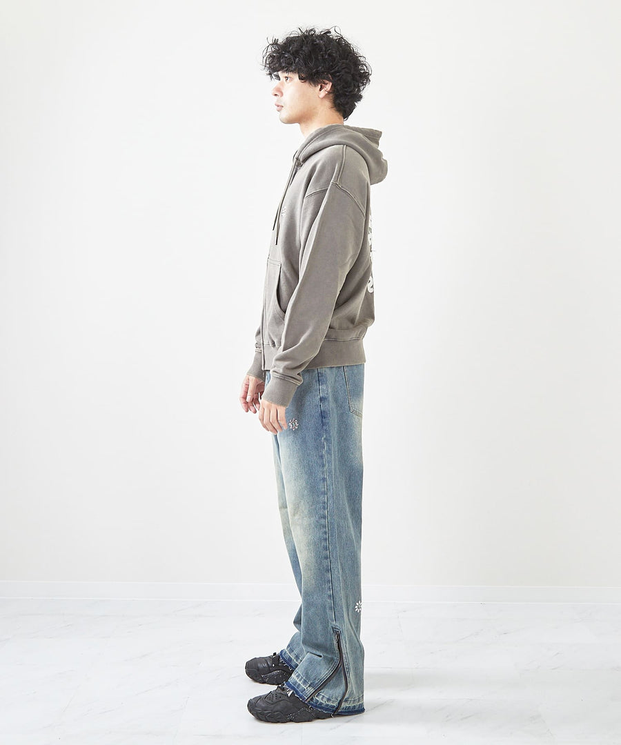 フェード加工アップリケZIPパーカー / GRAND YELLS (グランドエール) 304324