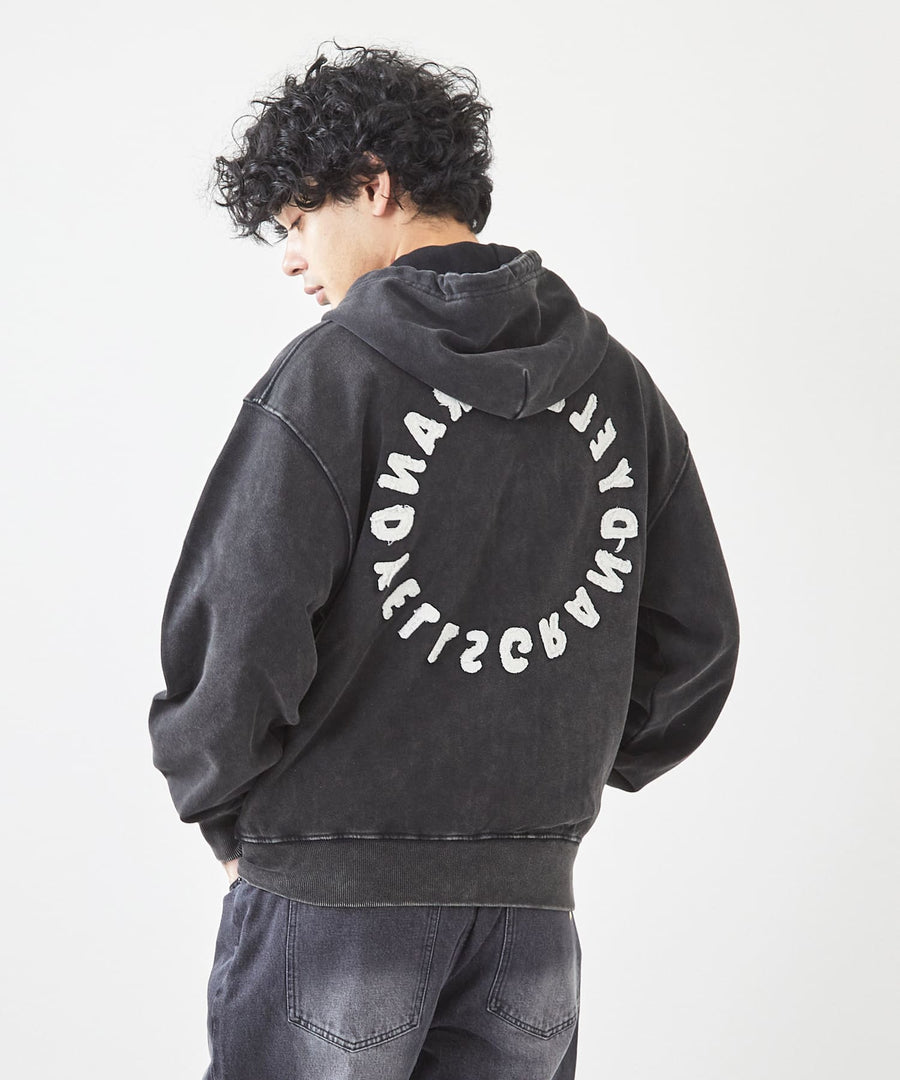 フェード加工アップリケZIPパーカー / GRAND YELLS (グランドエール) 304324