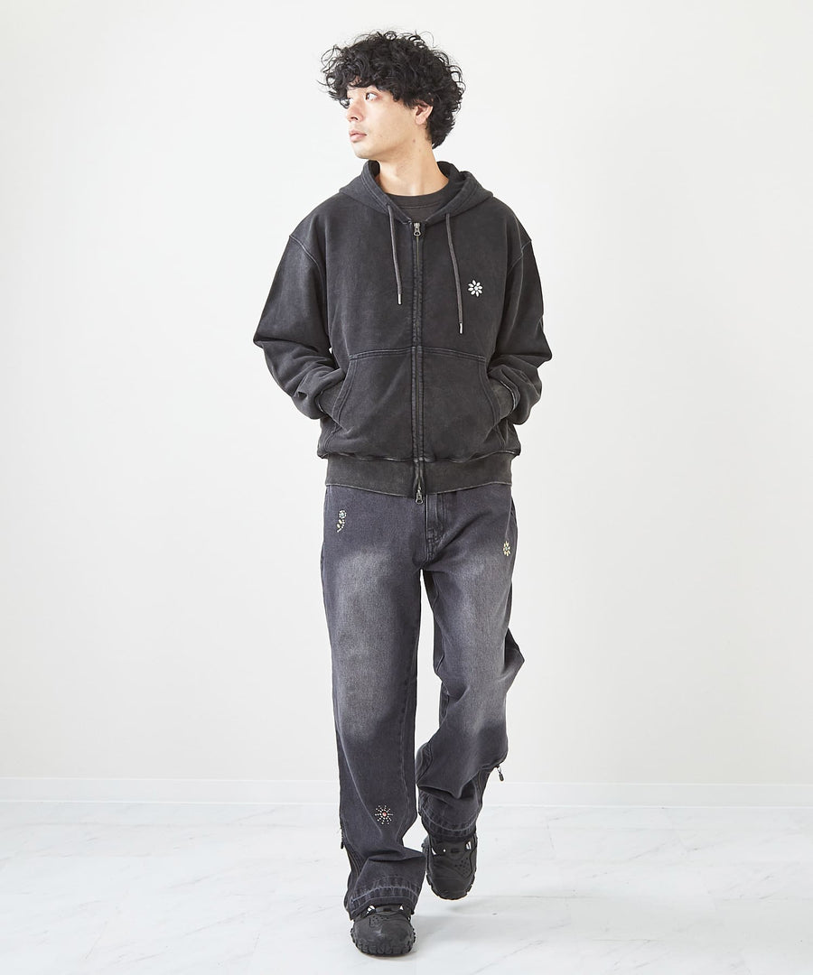 フェード加工アップリケZIPパーカー / GRAND YELLS (グランドエール) 304324