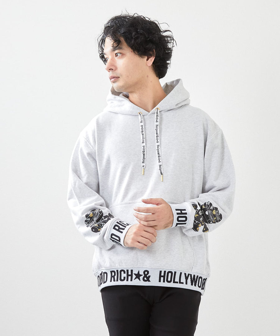 ジャガードリブプルオーバーパーカー / Hollywood Rich. & (ハリウッドリッチ) 304308