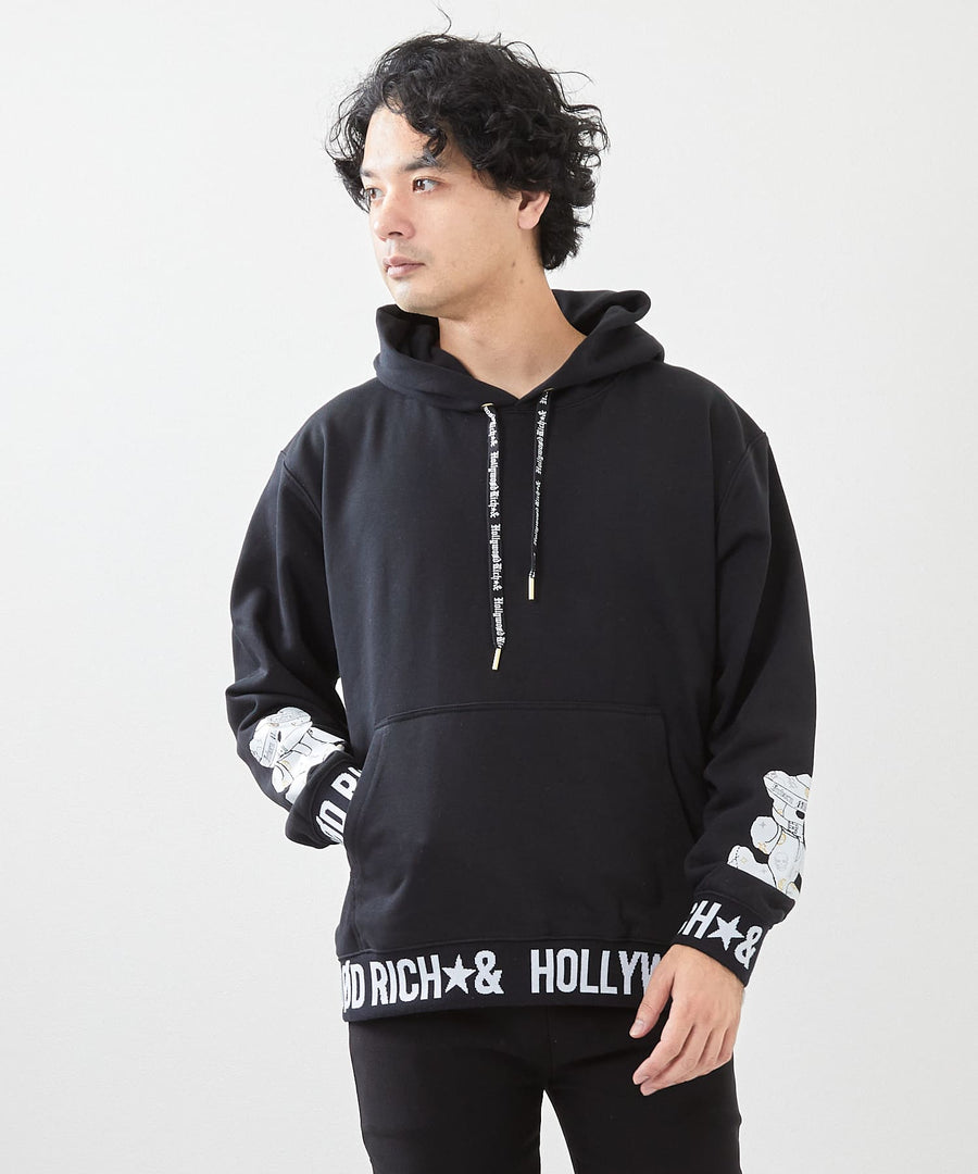 ジャガードリブプルオーバーパーカー / Hollywood Rich. & (ハリウッドリッチ) 304308