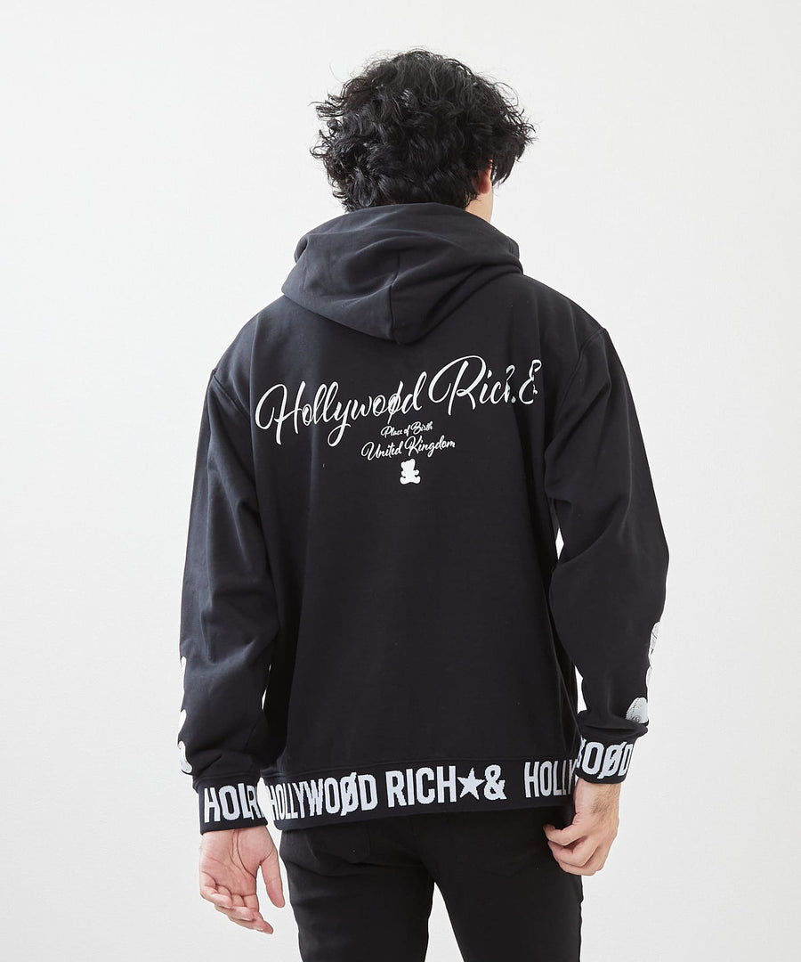 ジャガードリブプルオーバーパーカー / Hollywood Rich. & (ハリウッドリッチ) 304308