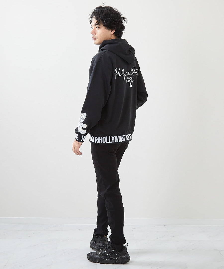 ジャガードリブプルオーバーパーカー / Hollywood Rich. & (ハリウッドリッチ) 304308