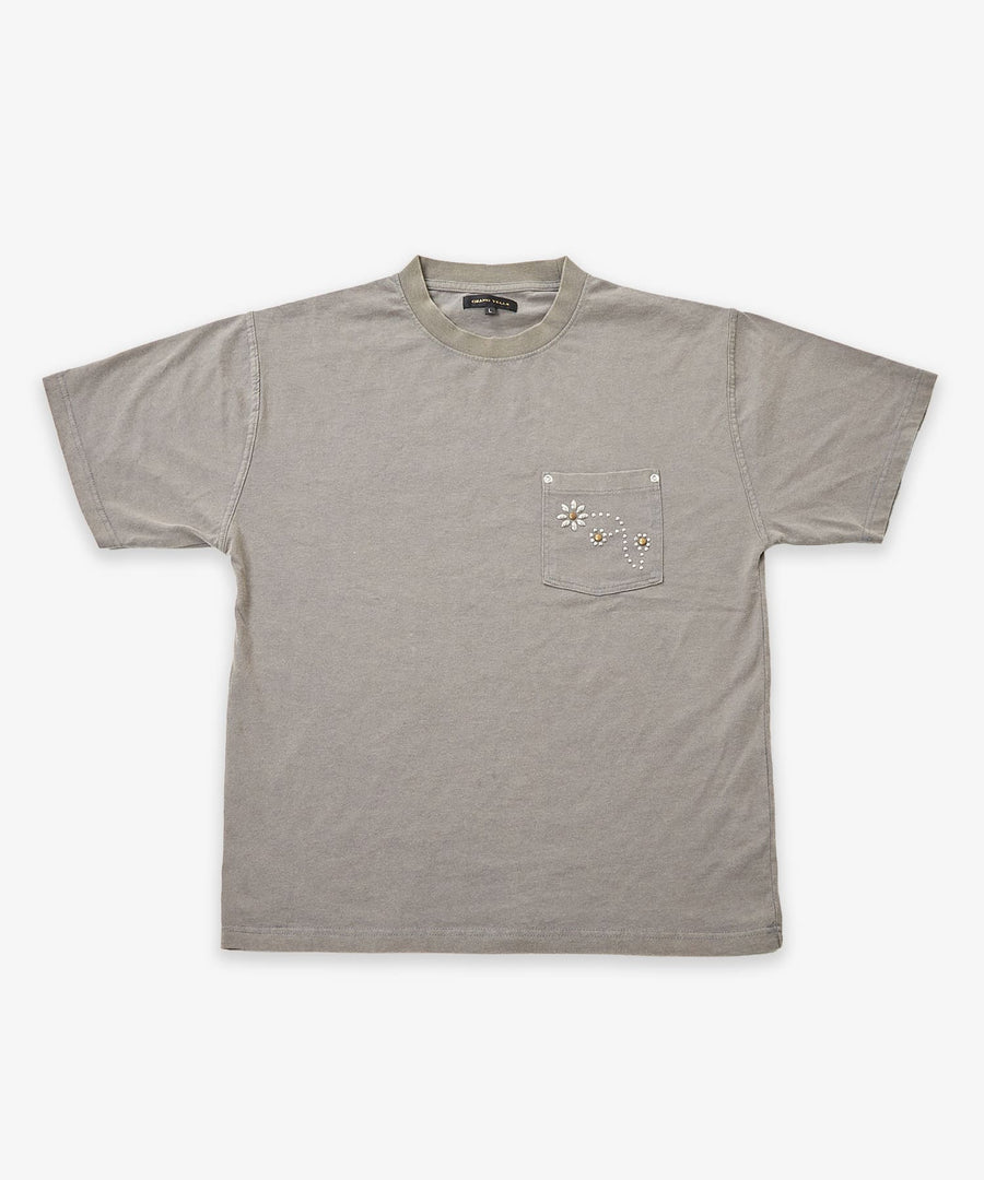 【GRAND YELLS】(グランドエール) 203339 フェード加工スタッズ半袖Tシャツ