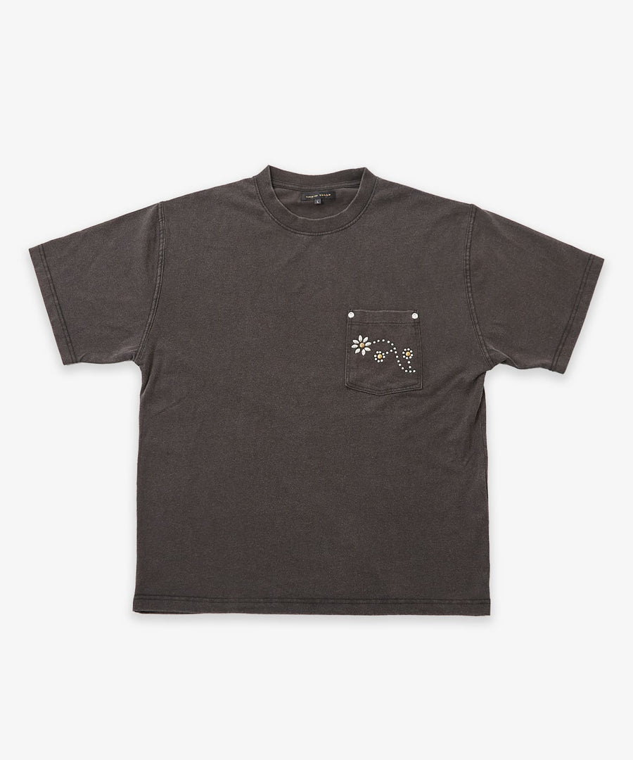 【GRAND YELLS】(グランドエール) 203339 フェード加工スタッズ半袖Tシャツ