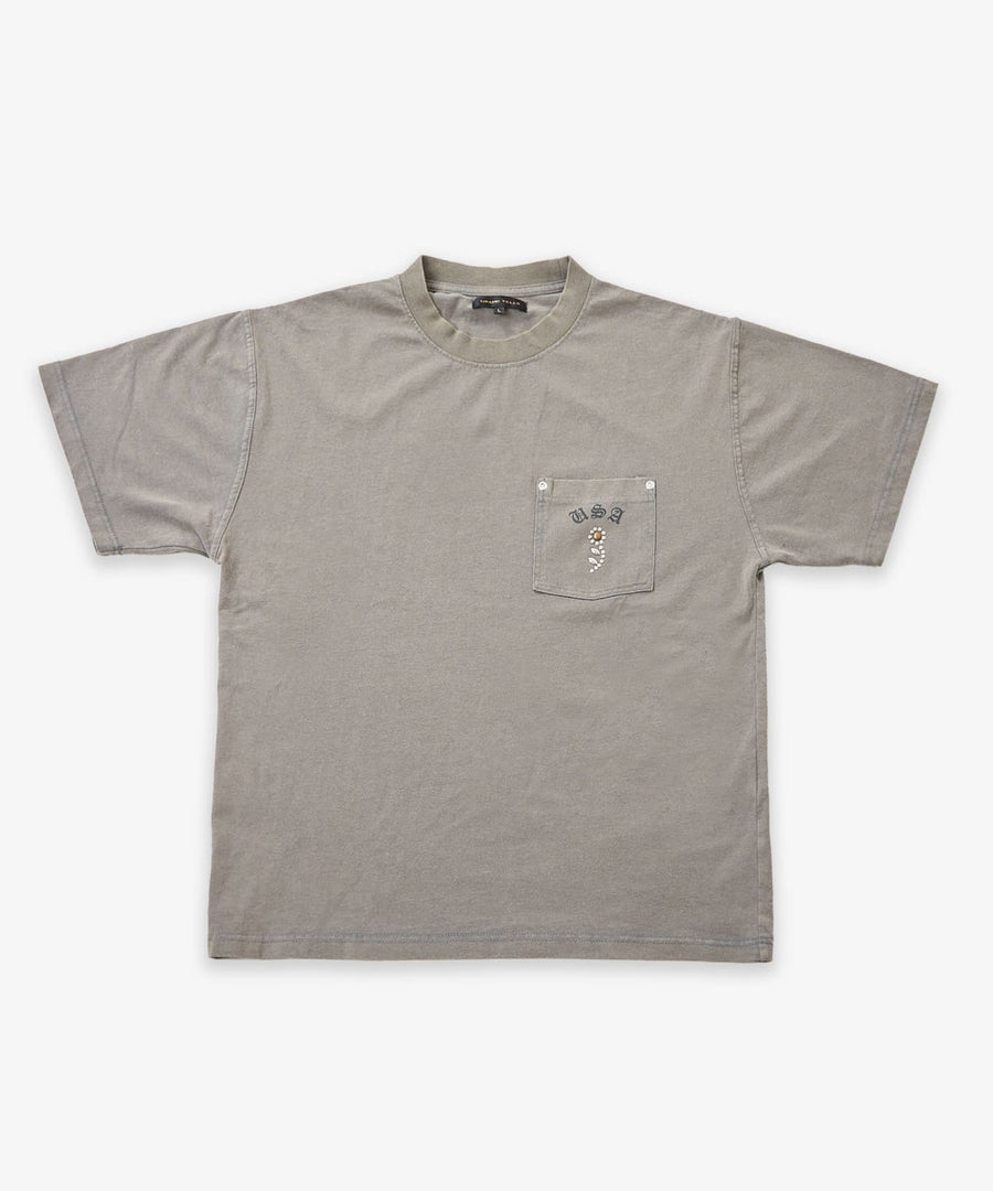 【GRAND YELLS】(グランドエール) 203344 フェード加工スタッズ付き半袖Tシャツ