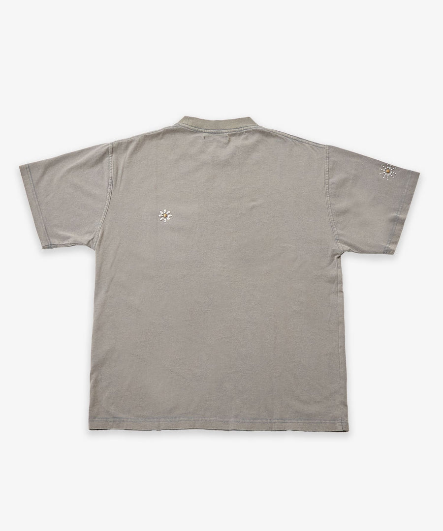 【GRAND YELLS】(グランドエール) 203344 フェード加工スタッズ付き半袖Tシャツ