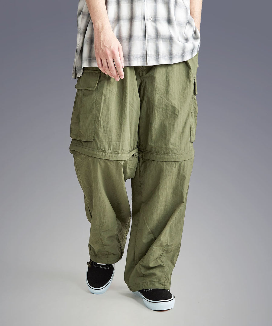 Nylon Washer 2Way Cargo Pants / GRAND YELLS / 408219