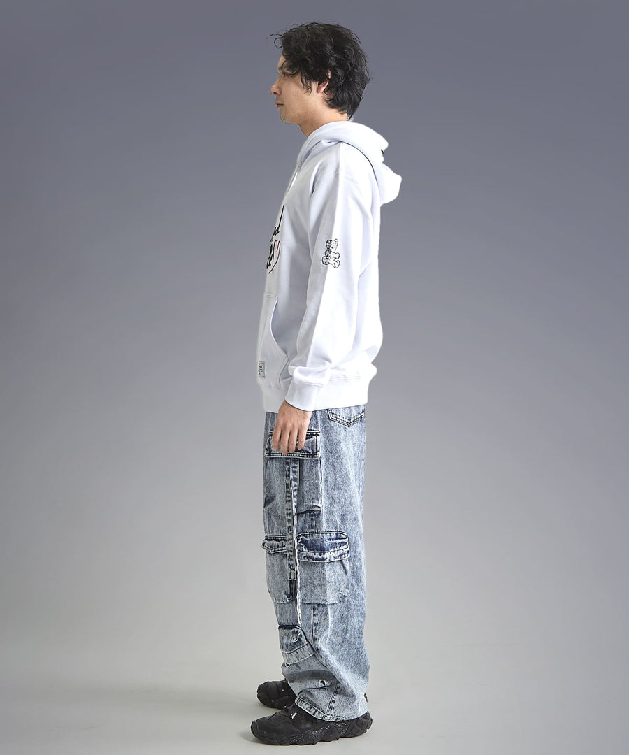 Chemical Wash Baggy Denim Pants — 13 Pocket / GRAND YELLS / 301240