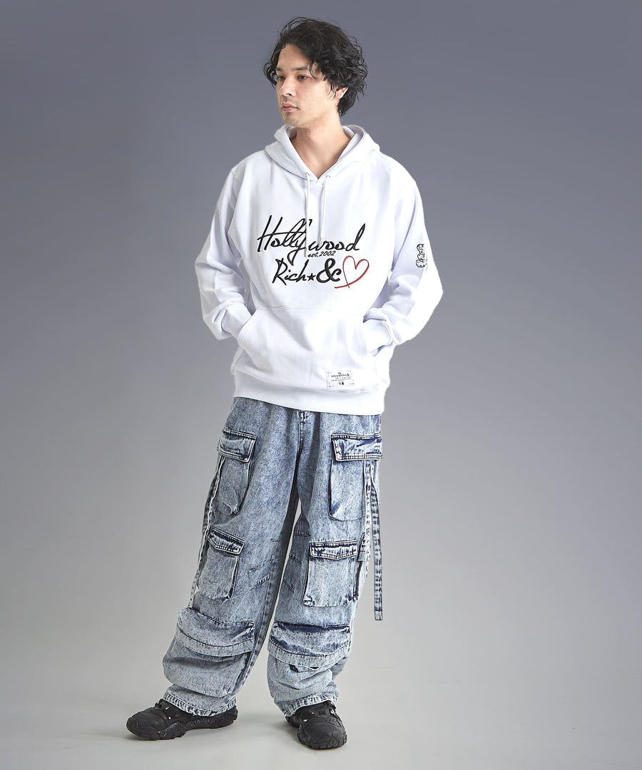 Chemical Wash Baggy Denim Pants — 13 Pocket / GRAND YELLS / 301240