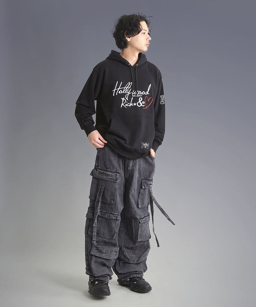 Chemical Wash Baggy Denim Pants — 13 Pocket / GRAND YELLS / 301240