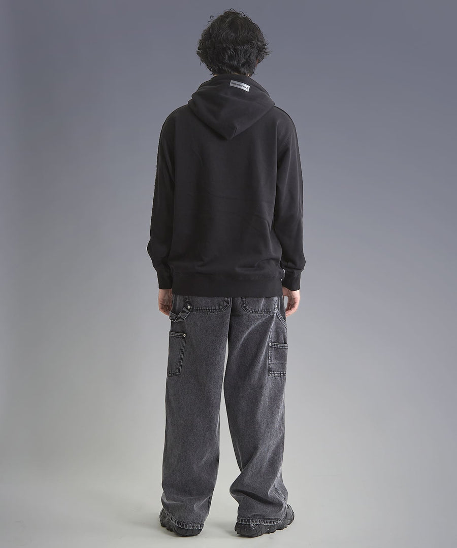 Chemical Wash Baggy Denim Pants — Double Knee / GRAND YELLS / 301245