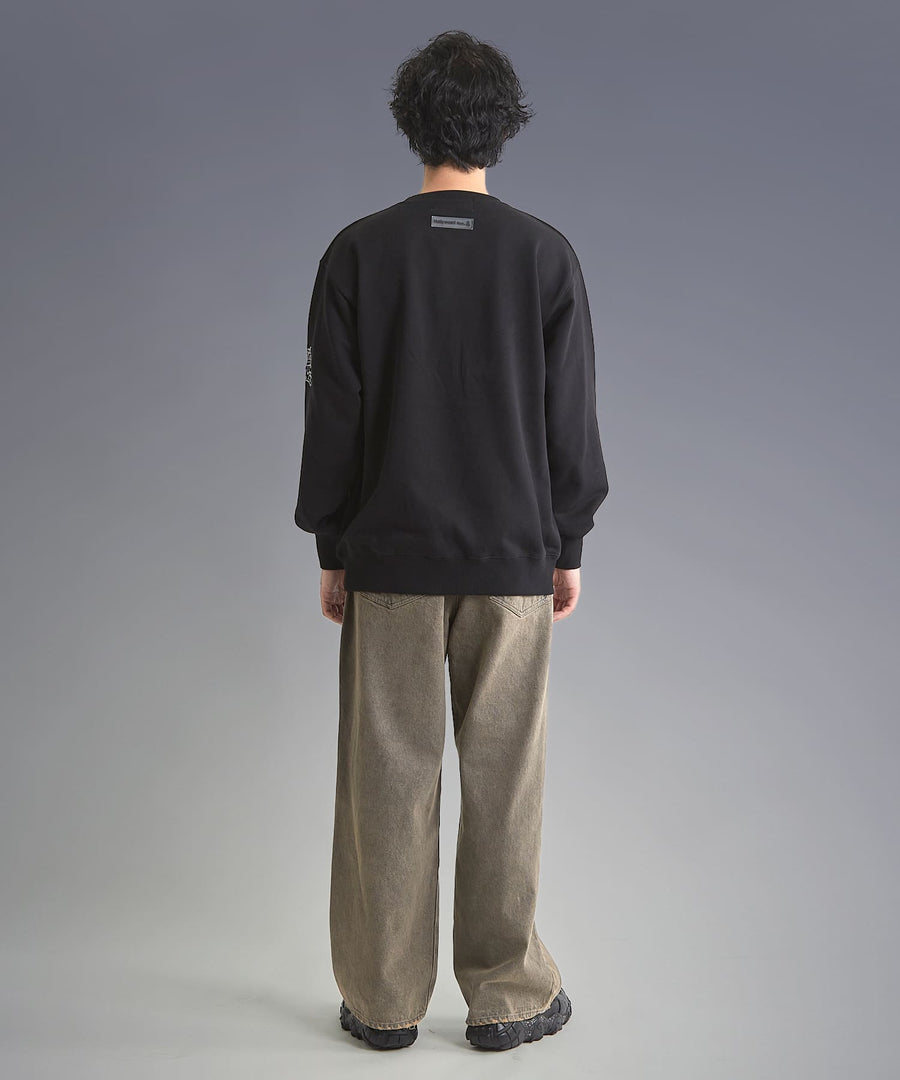 Deep Fade Over-Dye Baggy Denim Pants / GRAND YELLS / 301250