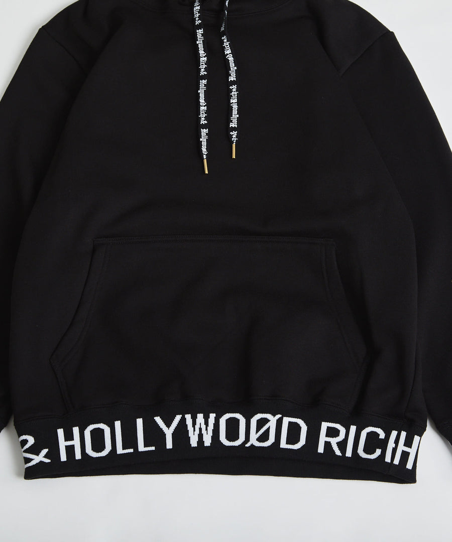 【Hollywood Rich. &】(ハリウッドリッチ) 301311 パンキッシュベアジャガードリブパーカー