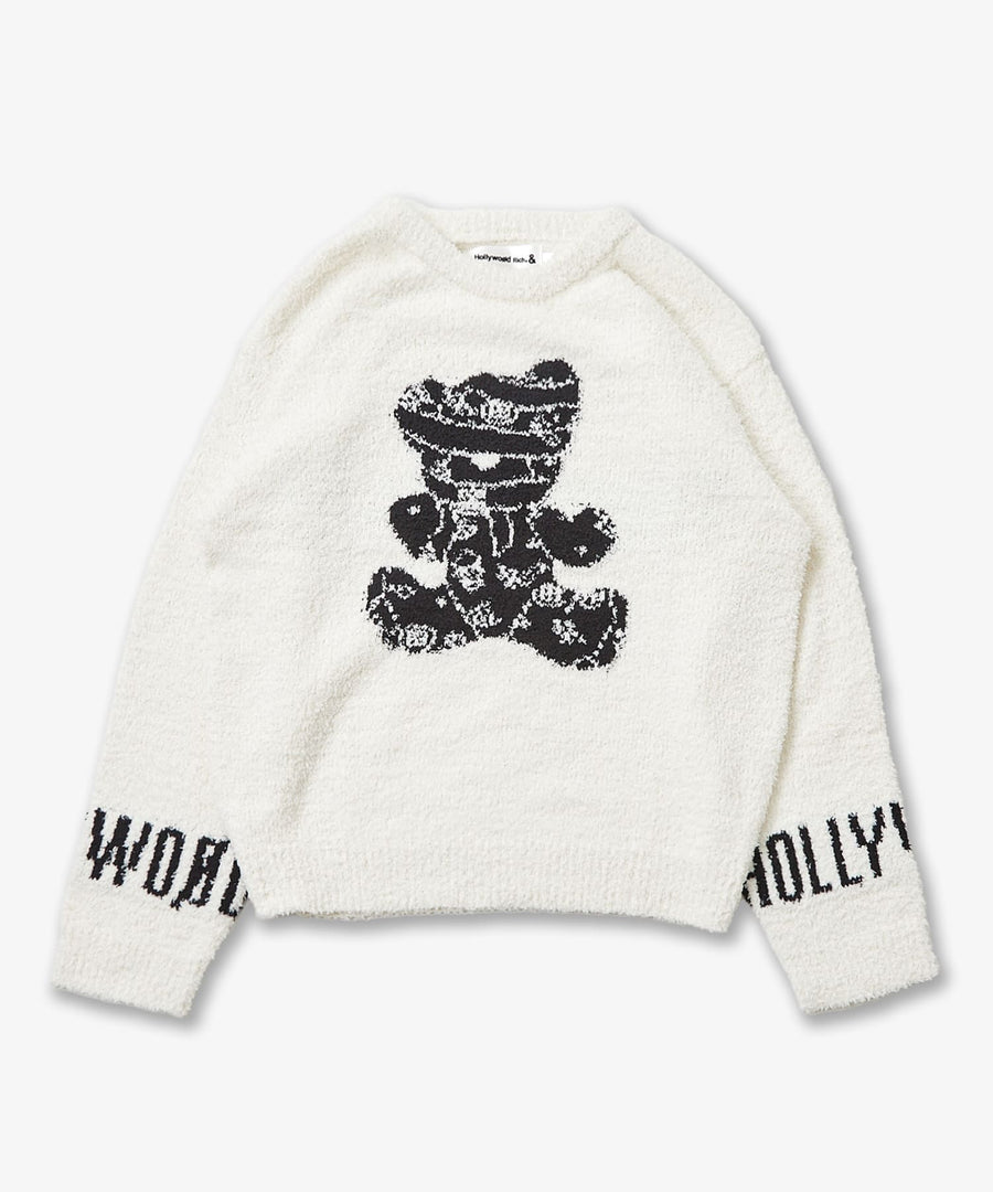 モールパンキッシュベアクルーニット / Hollywood Rich. & (ハリウッドリッチ) 304601