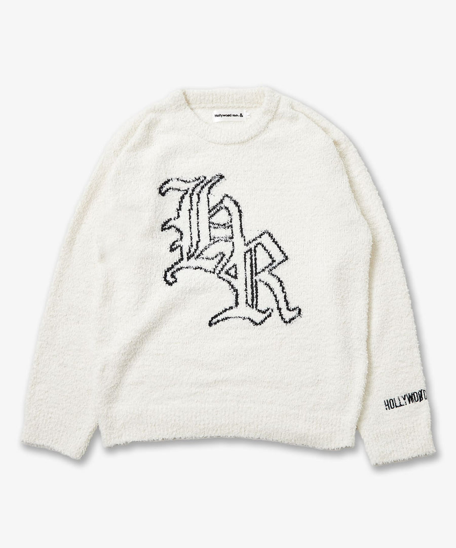 モールロゴクルーニット / Hollywood Rich. & (ハリウッドリッチ) 304602