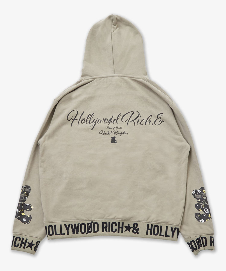ジャガードリブプルオーバーパーカー / Hollywood Rich. & (ハリウッドリッチ) 304308