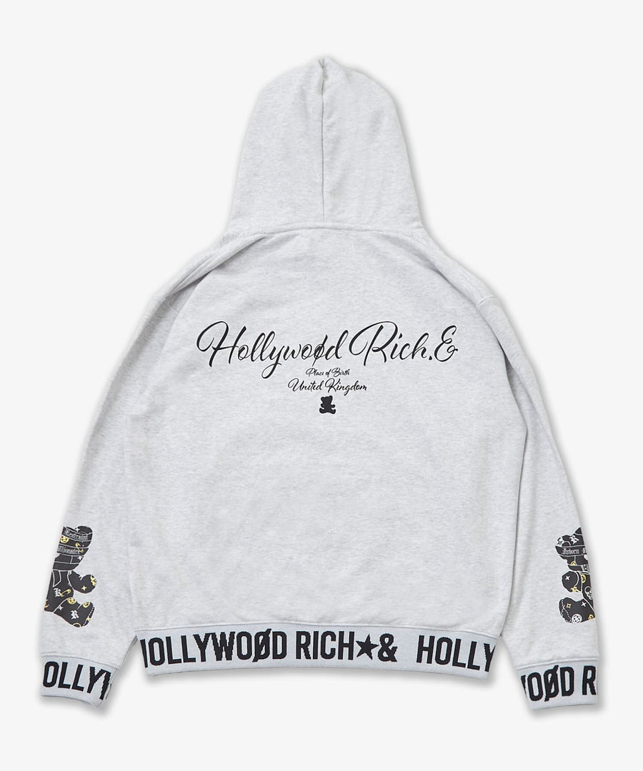 ジャガードリブプルオーバーパーカー / Hollywood Rich. & (ハリウッドリッチ) 304308