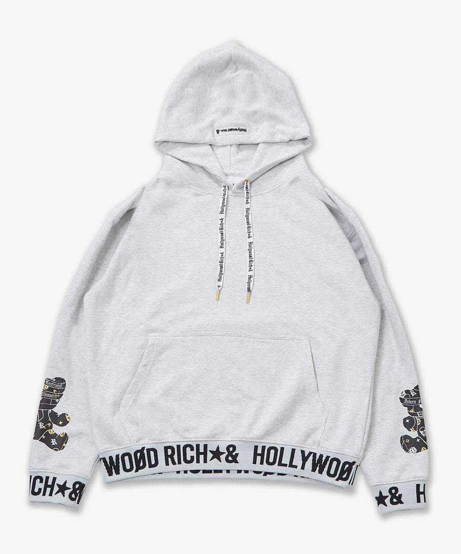 ジャガードリブプルオーバーパーカー / Hollywood Rich. & (ハリウッドリッチ) 304308