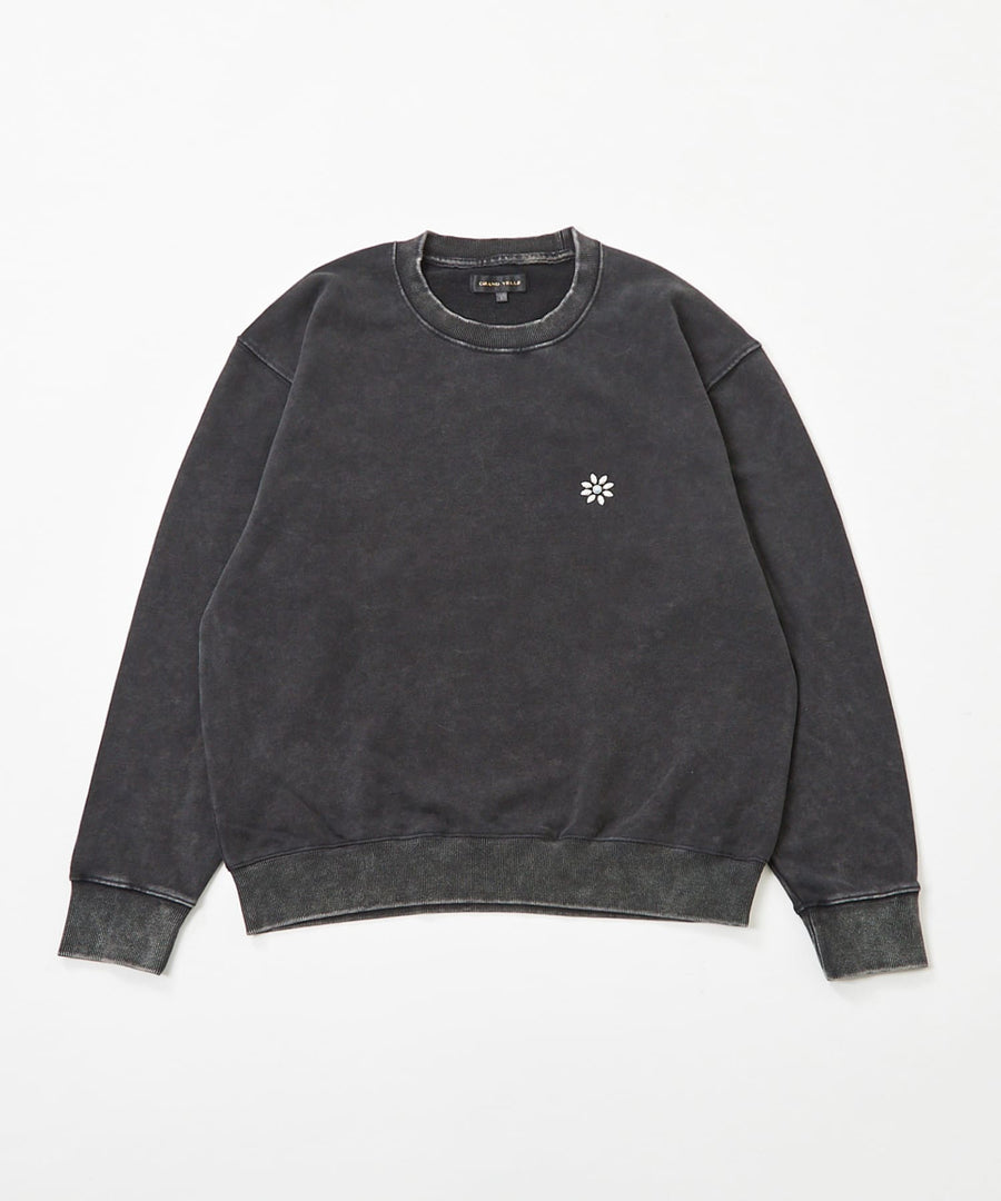 Silent Fade Sweat — Studded Crew / GRAND YELLS / 304320
