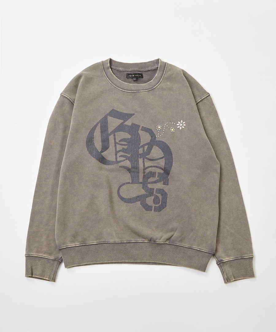 フェード加工モノグラムプリントトレーナー / GRAND YELLS (グランドエール) 304321