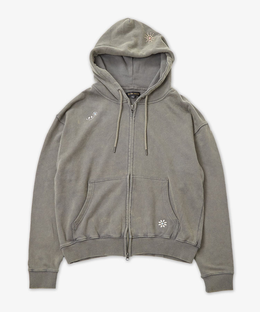 フェード加工ランダムスタッズZIPパーカー / GRAND YELLS (グランドエール) 304325