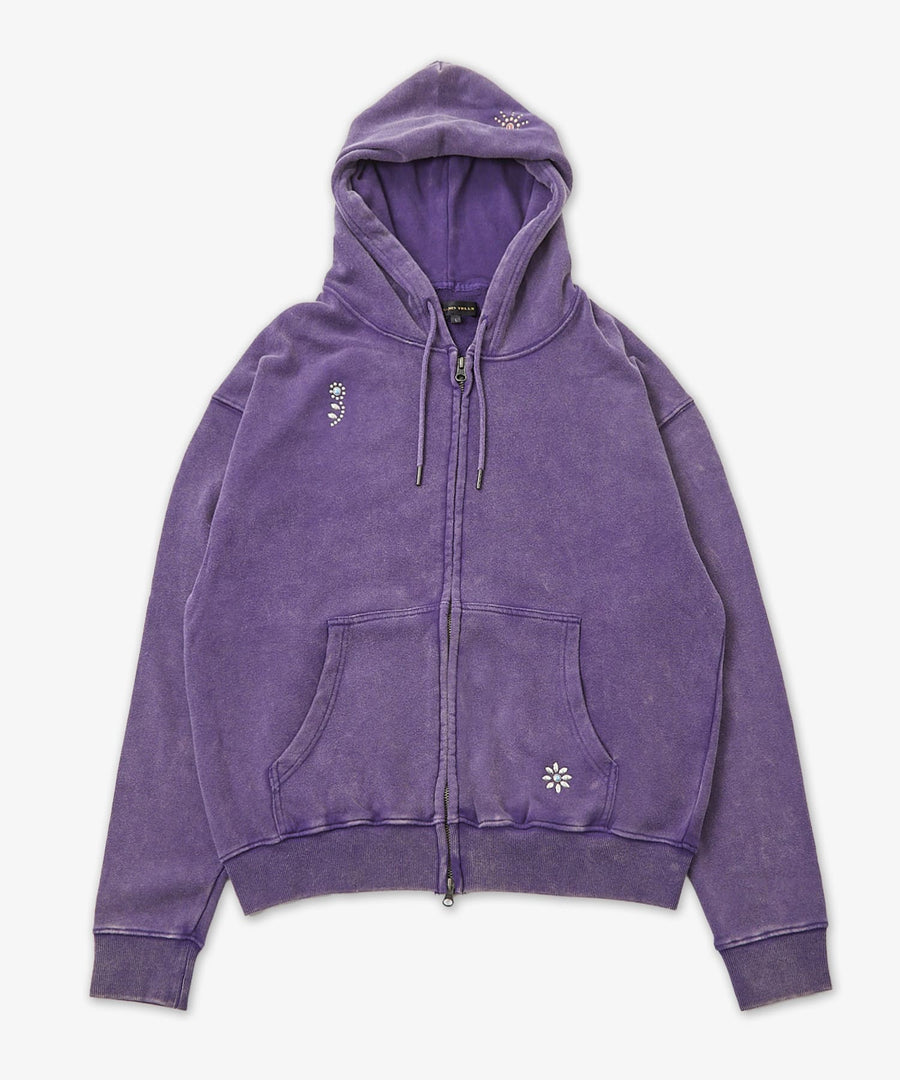 フェード加工ランダムスタッズZIPパーカー / GRAND YELLS (グランドエール) 304325