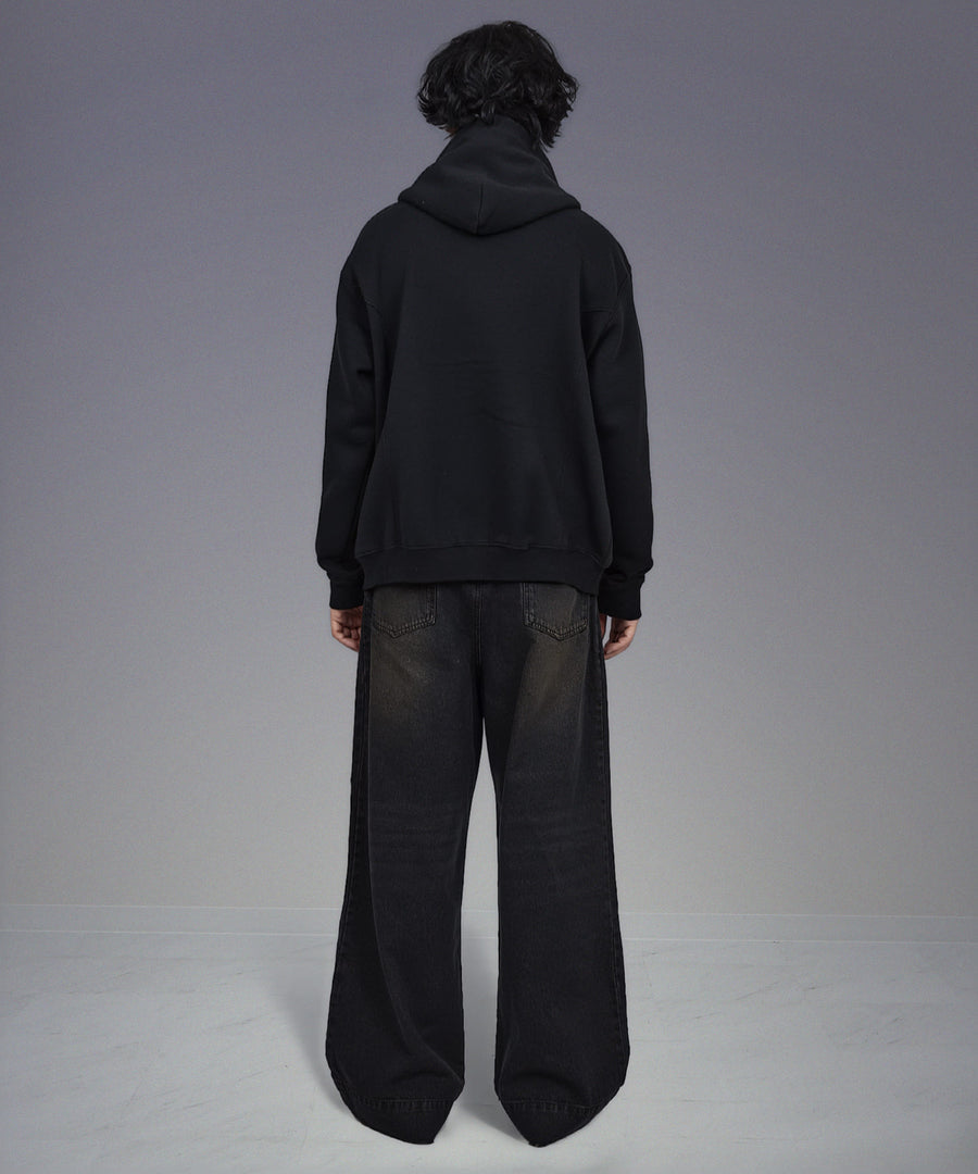 Rivet Zip Hoodie / リベット付き スウェットZIPパーカー / 304340