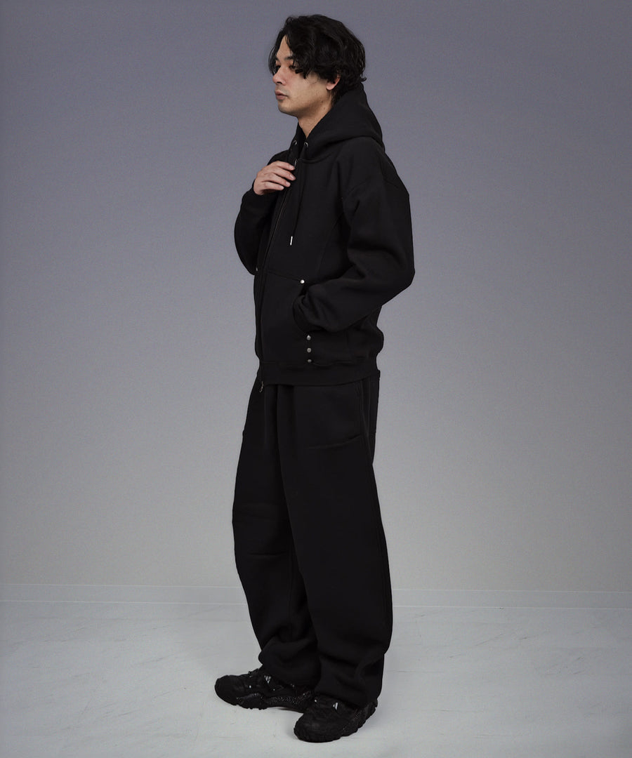 Rivet Zip Hoodie / リベット付き スウェットZIPパーカー / 304340