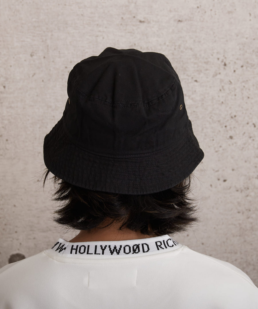 【Hollywood Rich. &】(ハリウッドリッチ) 303503 ロゴ刺繍入りバケットハット